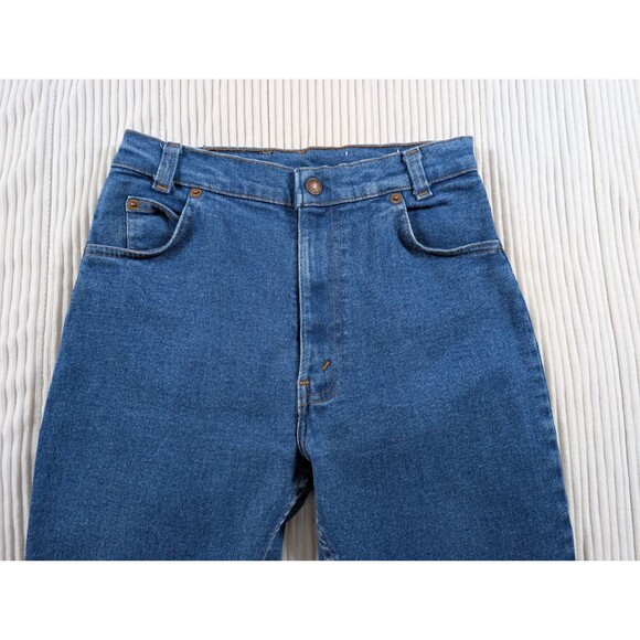 Vintage Levi’s Boys 14 Blue Denim Black Tab Straight Leg Retro Jeans - Picture 4 of 12